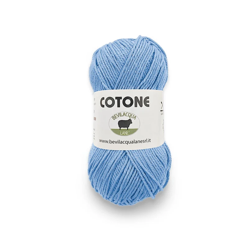 Cotone filato 100% Cotone Gasato e Mercerizzato
