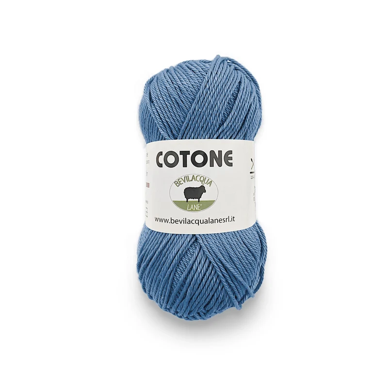 Cotone filato 100% Cotone Gasato e Mercerizzato
