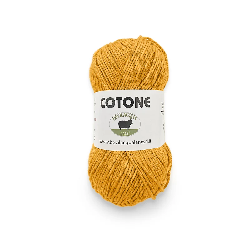 Cotone filato 100% Cotone Gasato e Mercerizzato