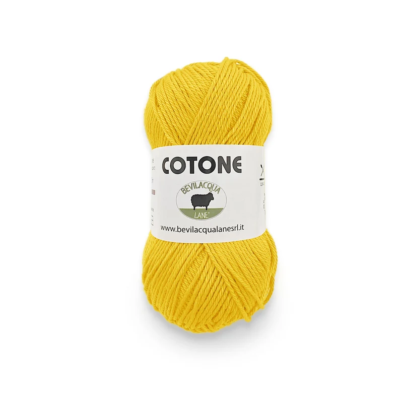 Cotone filato 100% Cotone Gasato e Mercerizzato