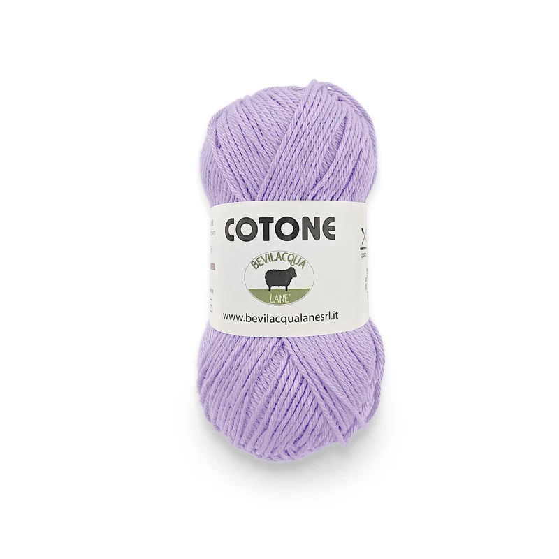 Cotone filato 100% Cotone Gasato e Mercerizzato
