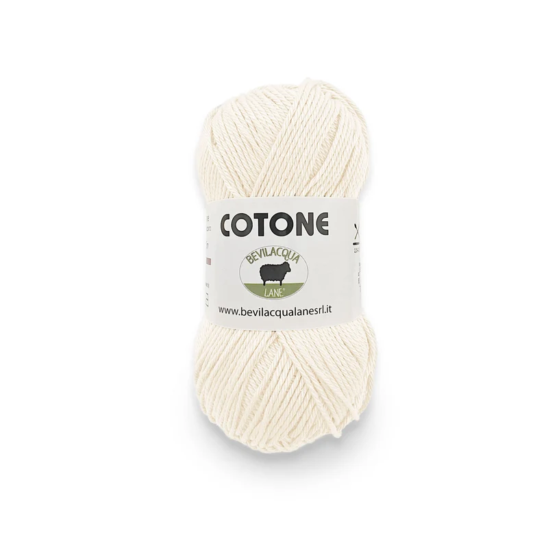 Cotone filato 100% Cotone Gasato e Mercerizzato