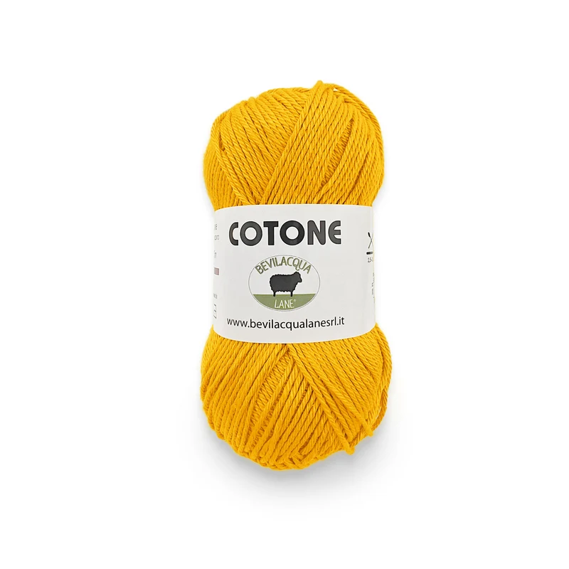 Cotone filato 100% Cotone Gasato e Mercerizzato