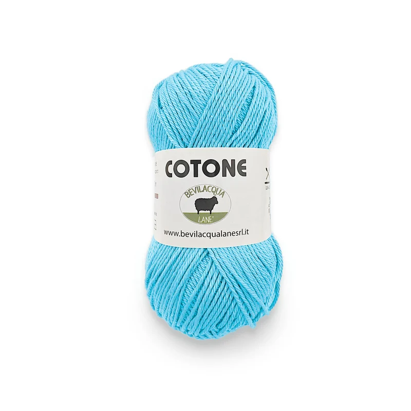 Cotone filato 100% Cotone Gasato e Mercerizzato