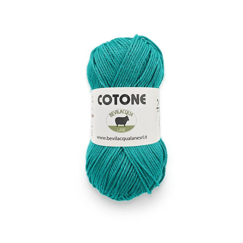 Cotone filato 100% Cotone Gasato e Mercerizzato