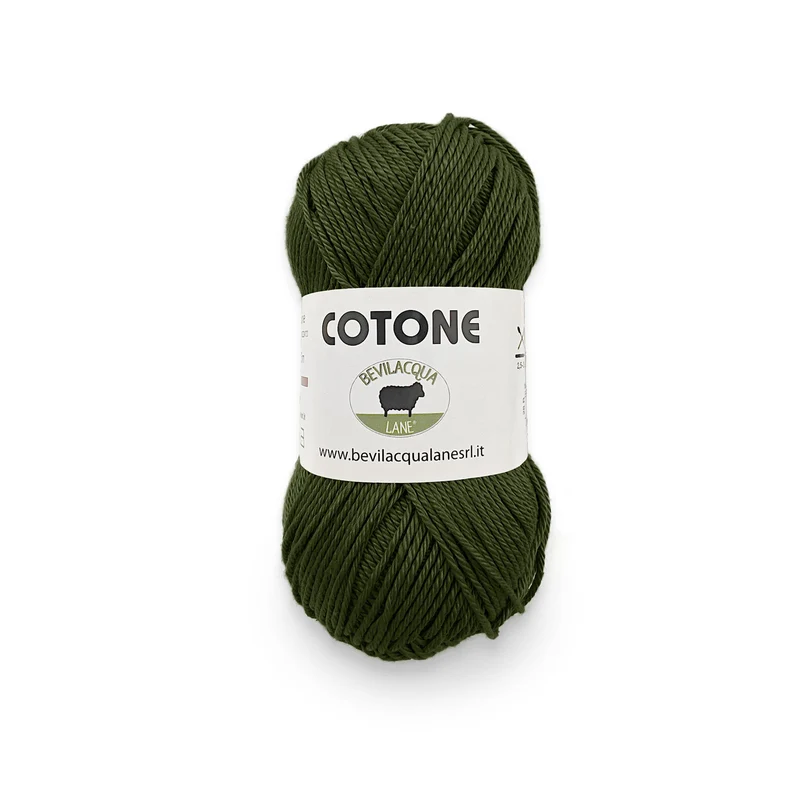 Cotone filato 100% Cotone Gasato e Mercerizzato