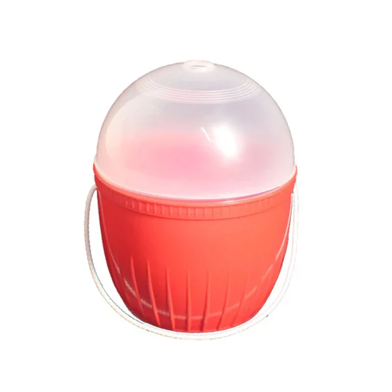 Porta Gomitoli in Plastica con Coperchio e Cordino