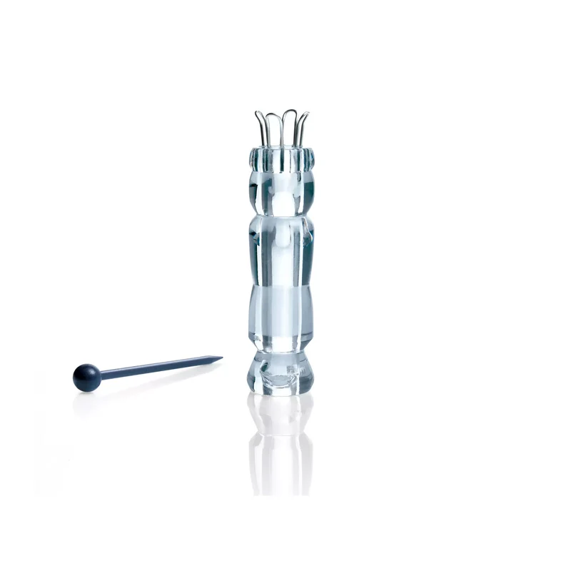Caterinetta Prym in Acrilico Trasparente con Spillone – Tricotin Manuale 11,7 cm