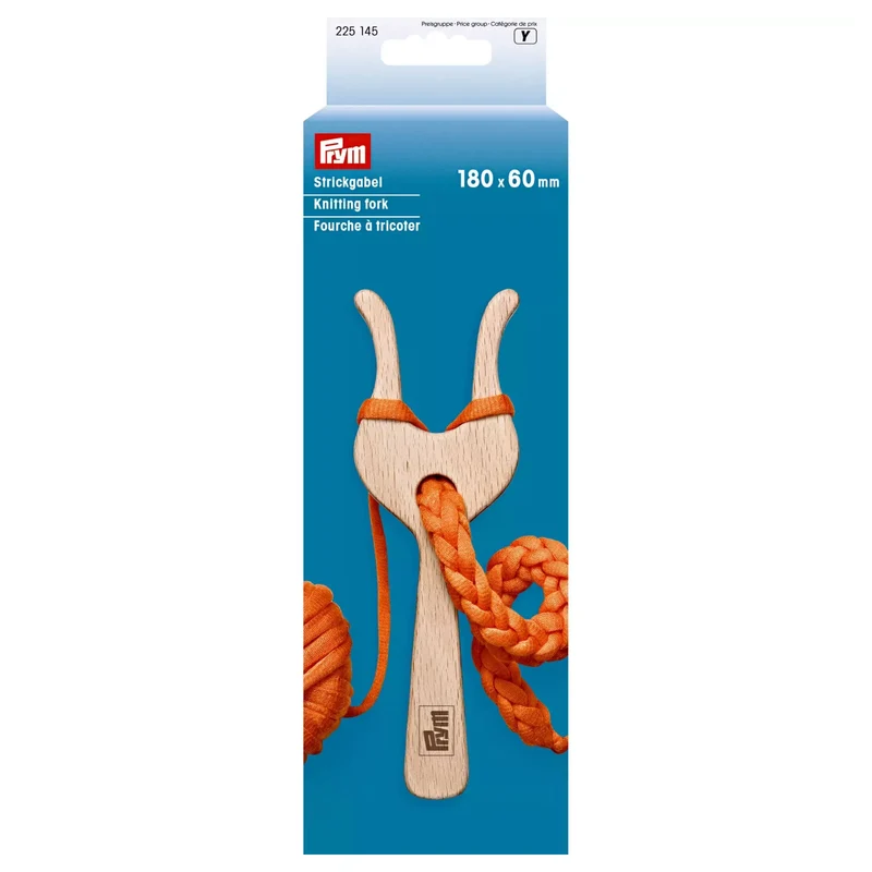 Forcella per Lavori a Maglia Prym in Legno – Cordoncini e Bracciali