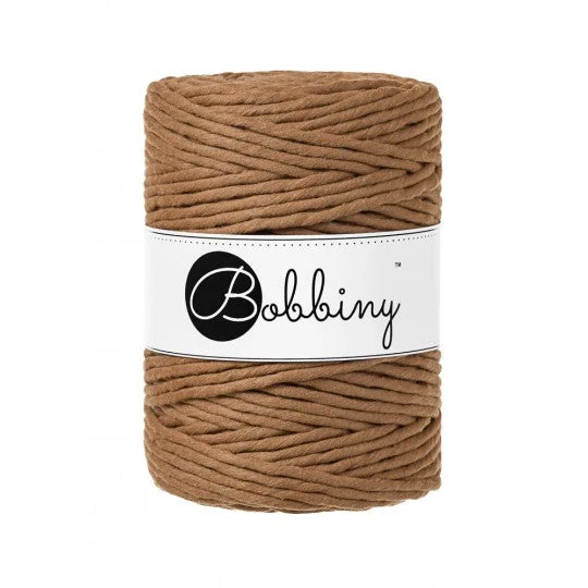 Bobbiny Makramee-Kordel, einfach gedreht, 5 mm, caramel
