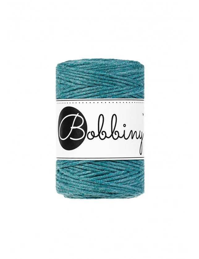 Bobbiny Makramee-Kordel, einfach gedreht, 1,5 mm, teal