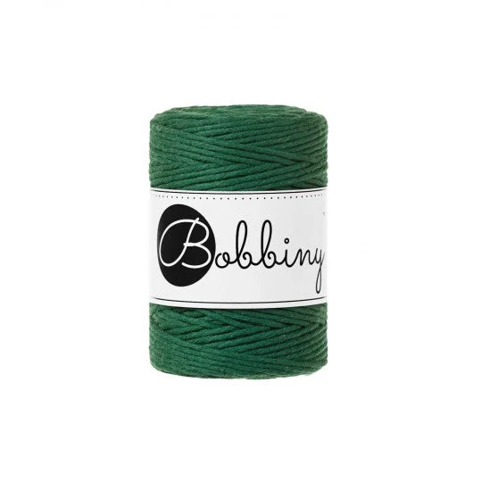 Bobbiny Makramee-Kordel, einfach gedreht, 1,5 mm, pine green