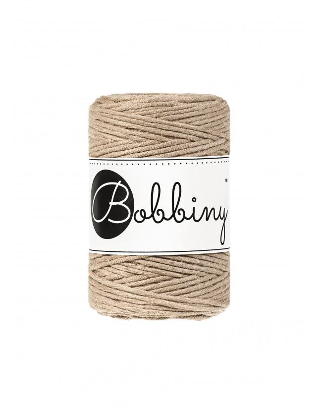 Bobbiny Makramee-Kordel, einfach gedreht, 1,5 mm, sand