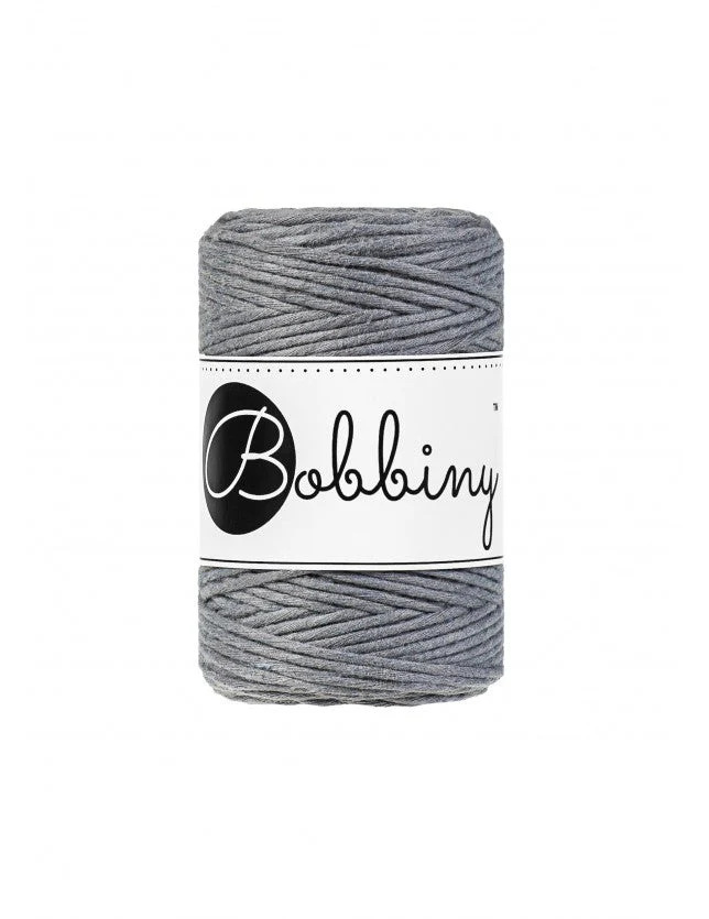 Bobbiny Makramee-Kordel, einfach gedreht, 1,5 mm, steel