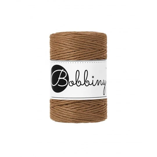 Bobbiny Makramee-Kordel, einfach gedreht, 1,5 mm, caramel
