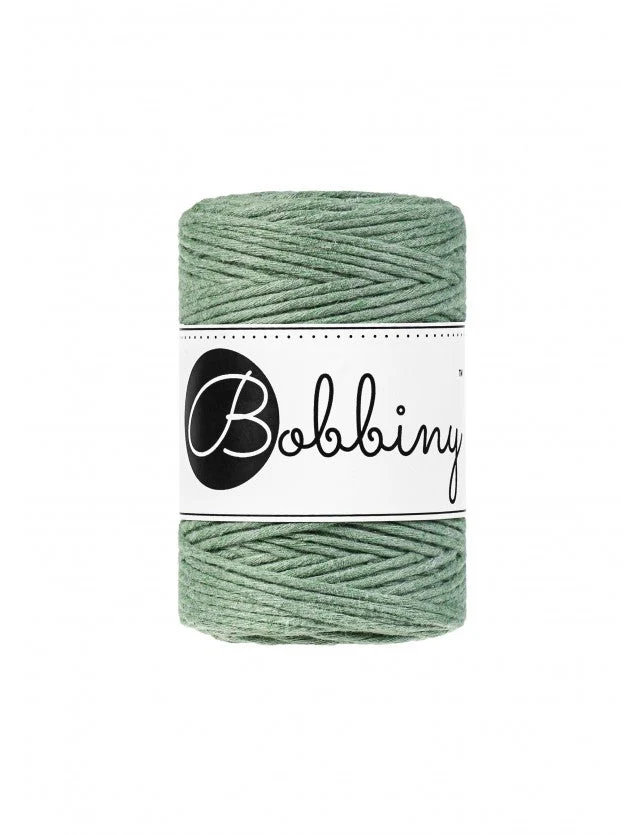 Bobbiny Makramee-Kordel, einfach gedreht, 1,5 mm, eucalyptus green