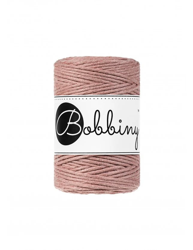 Bobbiny Makramee-Kordel, einfach gedreht, 1,5 mm, blush