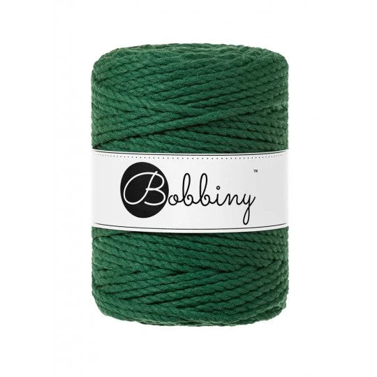 Bobbiny Makramee-Kordel, dreifach gedreht, 5 mm, pine green 3PLY MAKRAMEE-SCHNUR