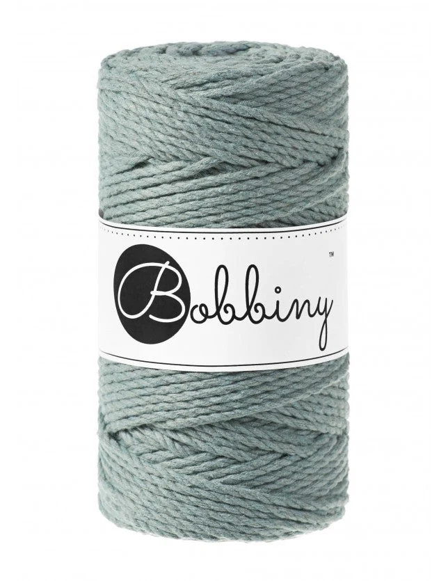 Bobbiny Makramee-Kordel, dreifach gedreht, 3 mm, laurel 3PLY MAKRAMEE-SCHNUR