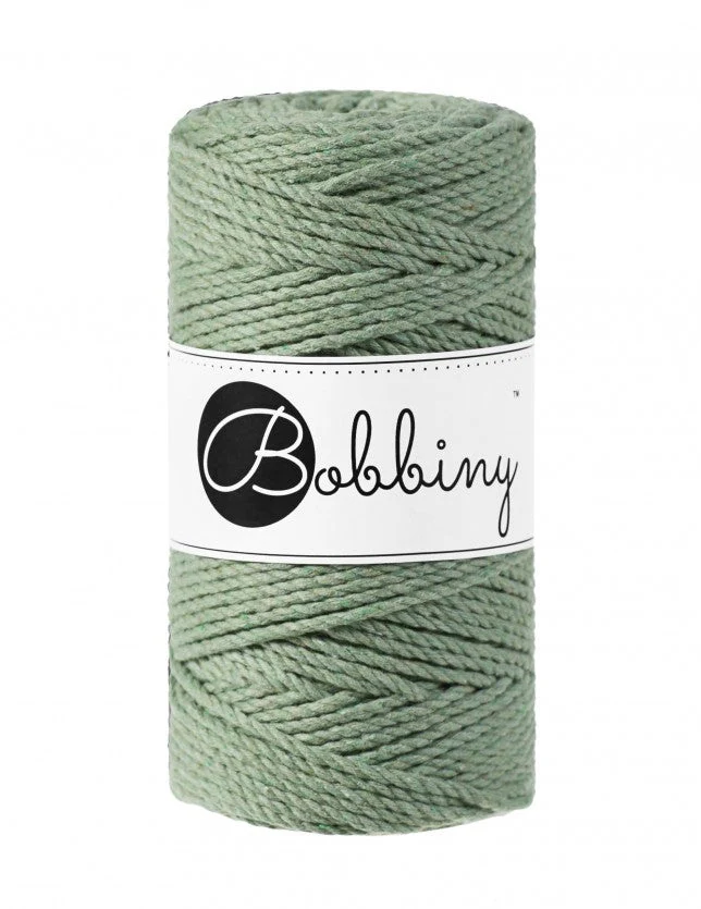 Bobbiny Makramee-Kordel, dreifach gedreht, 3 mm, eucalyptus green 3PLY MAKRAMEE-SCHNUR
