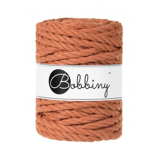 Bobbiny Makramee-Kordel, dreifach gedreht, 9 mm, terracotta 3PLY MAKRAMEE-SCHNUR