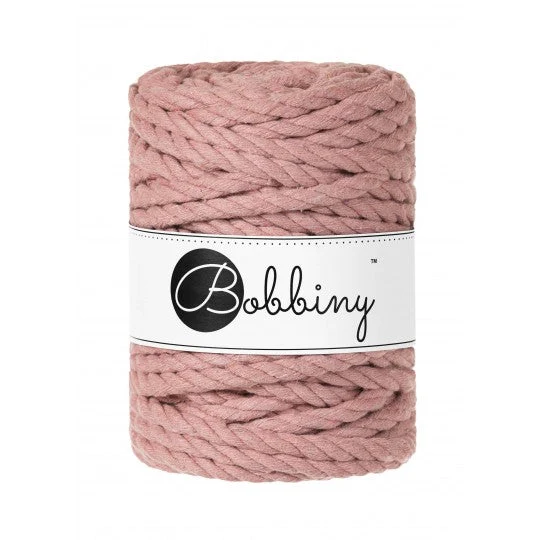 Bobbiny Makramee-Kordel, dreifach gedreht, 9 mm, blush 3PLY MAKRAMEE-SCHNUR
