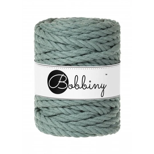 Bobbiny Makramee-Kordel, dreifach gedreht, 9 mm, laurel 3PLY MAKRAMEE-SCHNUR