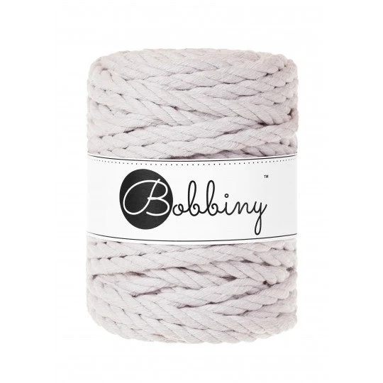 Bobbiny Makramee-Kordel, dreifach gedreht, 9 mm, moonlight 3PLY MAKRAMEE-SCHNUR