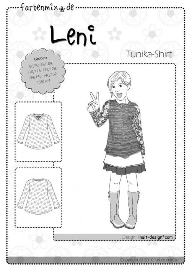 Farbenmix - Leni Tunika-Shirt