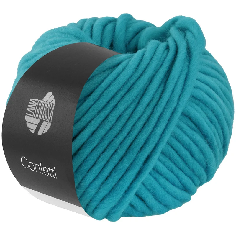 Lana Grossa Confetti Uni 100g Farb-Nr. 106, Türkis
