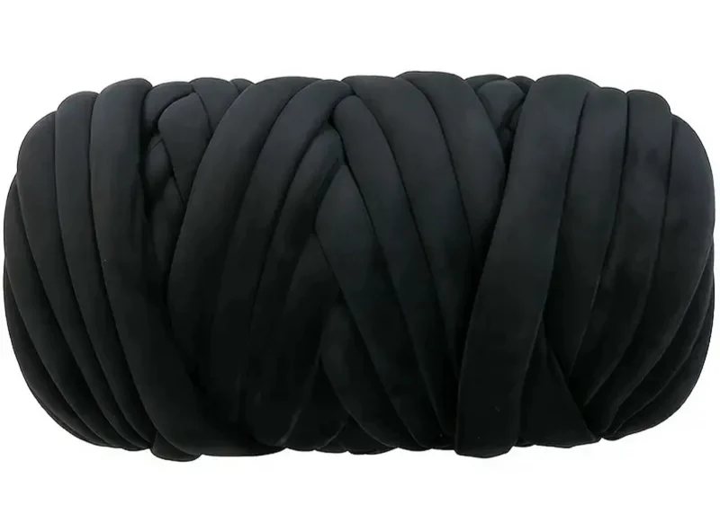 Handstrickgarn Samt schwarz Giraffenland 1kg
