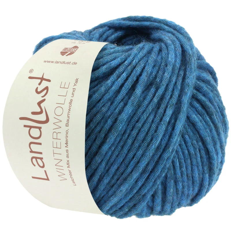 Lana Grossa Landlust Farb-Nr. 15, Kobaltblau Meliert 50g