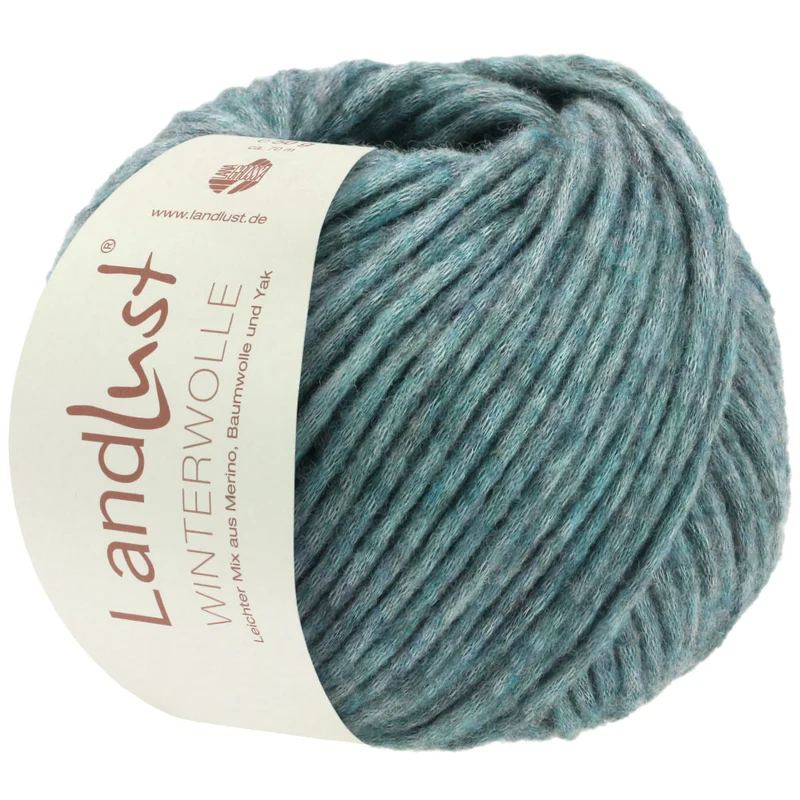 Lana Grossa Landlust Farb-Nr. 13, Petrol Meliert 50g