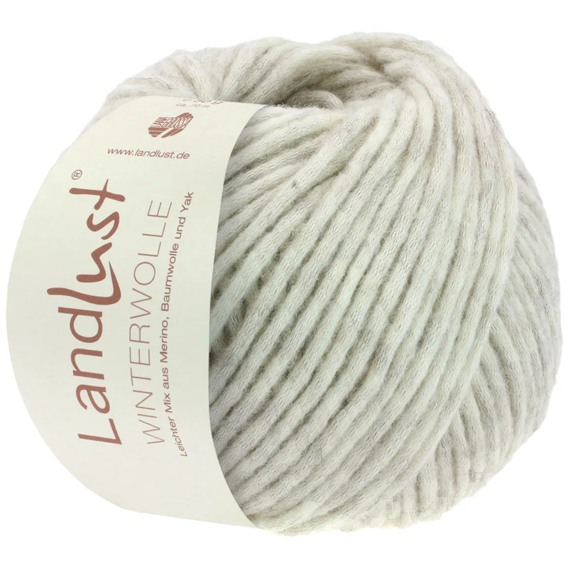 Lana Grossa Landlust Farb-Nr. 10, Natur Meliert 50g (Kopie)