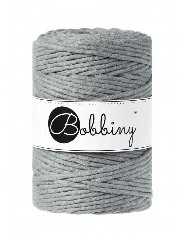 Bobbiny Makramee-Kordel, einfach gedreht, 5 mm, steel
