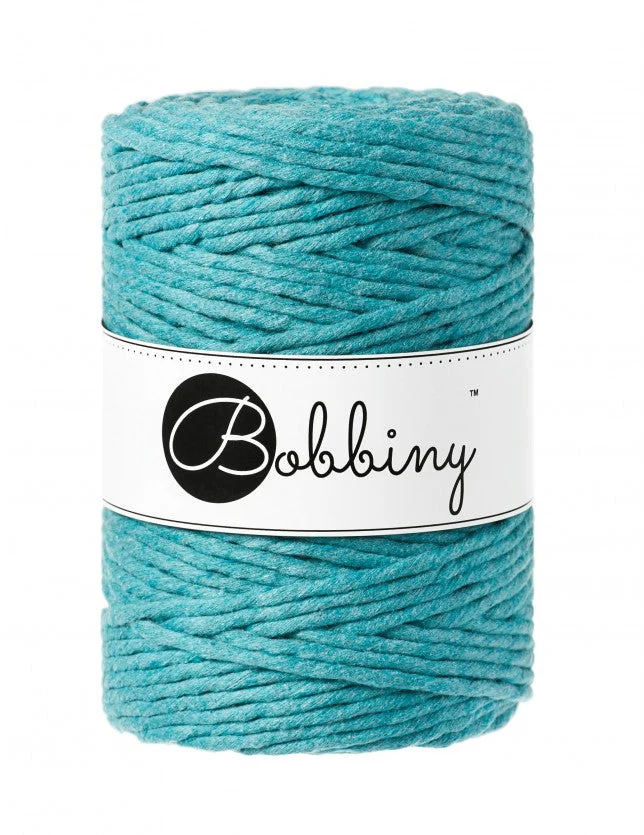 Bobbiny Makramee-Kordel, einfach gedreht, 5 mm, teal