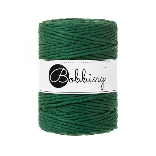 Bobbiny Makramee-Kordel, einfach gedreht, 5 mm, pine green