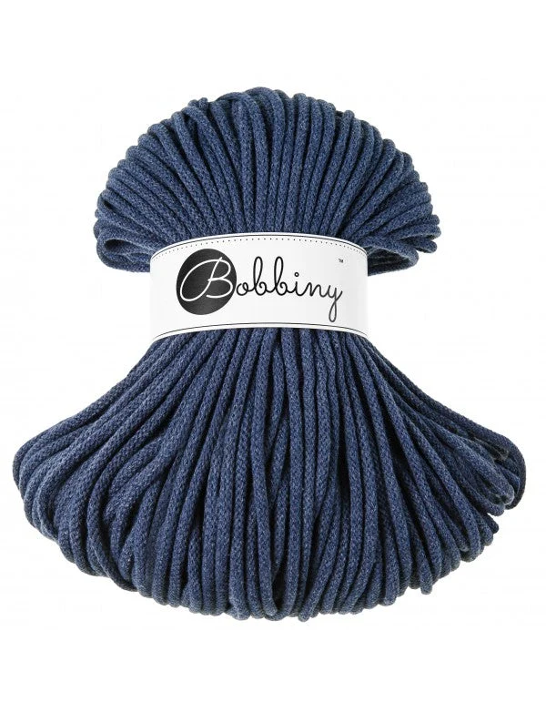 Bobbiny Flechtkordel, 5 mm, jeans