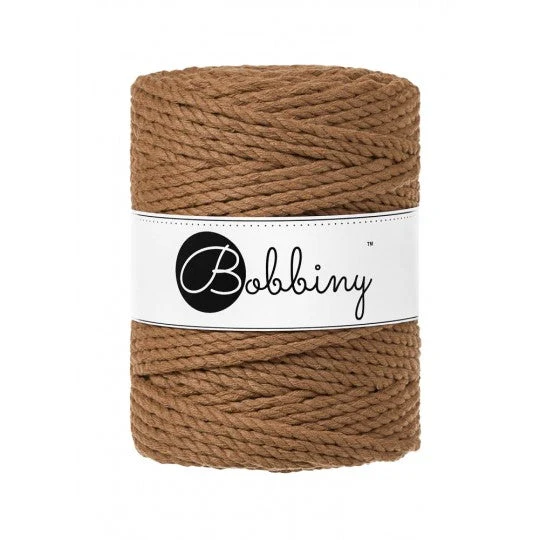 Bobbiny Makramee-Kordel, dreifach gedreht, 5 mm, caramel 3PLY MAKRAMEE-SCHNUR