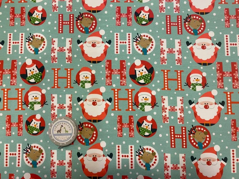 Sweat Weihnachtsmann auf türkis