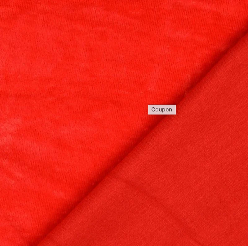 Kuschelsweat Uni rot