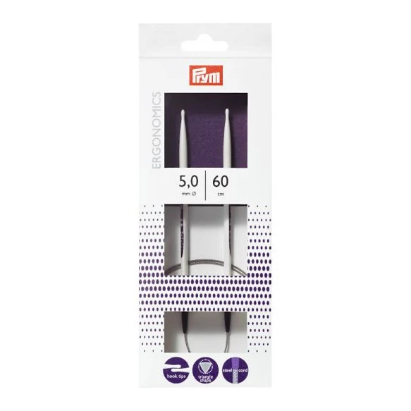 Prym Rundstricknadeln prym.ergonomics 5,0mm 60cm