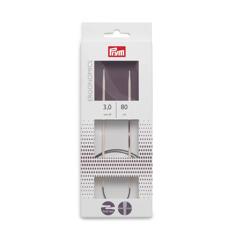 Prym Rundstricknadeln prym.ergonomics 3,0mm 80cm