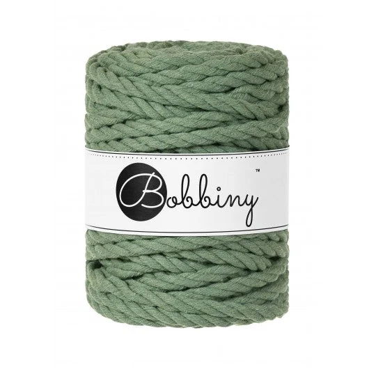 Bobbiny Makramee-Kordel, dreifach gedreht, 9 mm, eucalyptus green 3PLY MAKRAMEE-SCHNUR