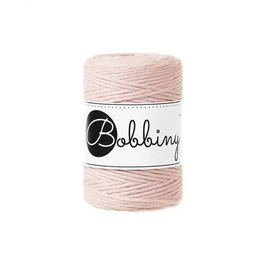 Bobbiny Makramee-Kordel, einfach gedreht, 1,5 mm, pastel pink - limitierte Auflage