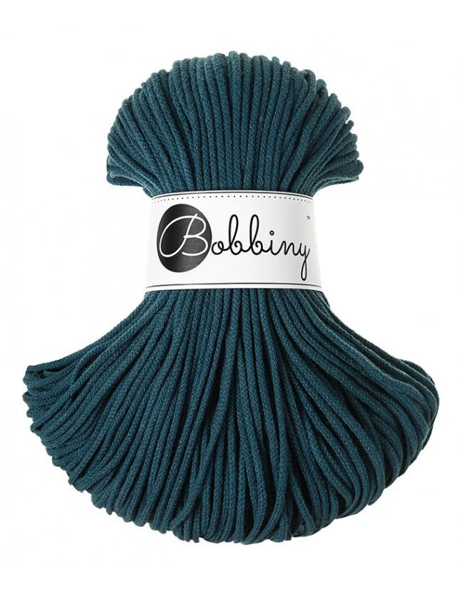 Bobbiny Flechtkordel, 3 mm, peacook blue