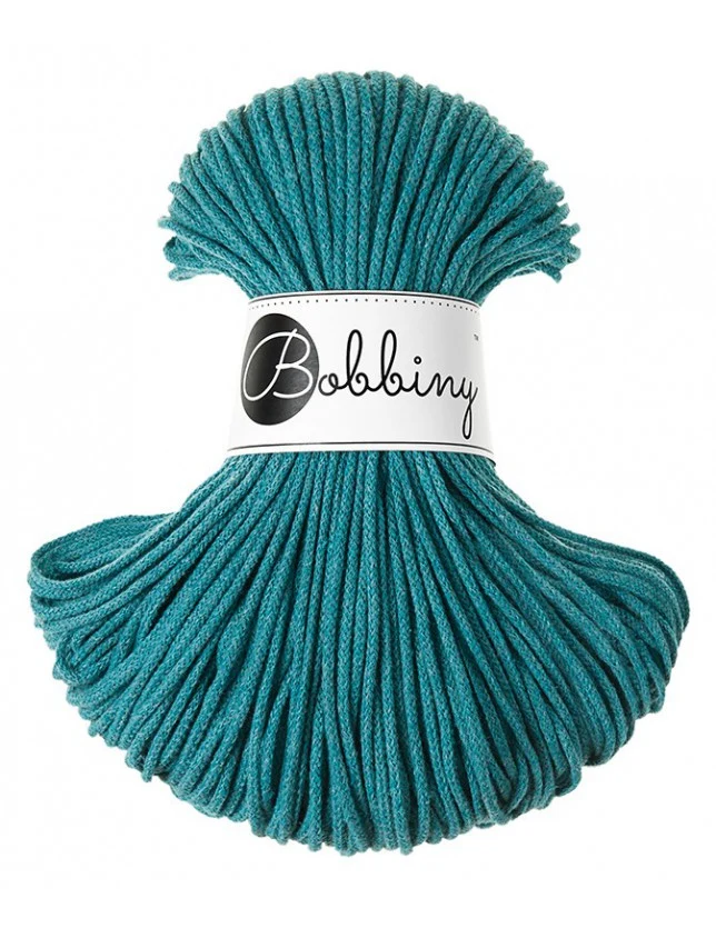Bobbiny Flechtkordel, 3 mm, teal