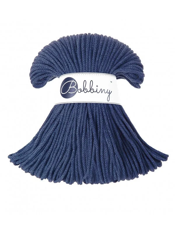 Bobbiny Flechtkordel, 3 mm, jeans