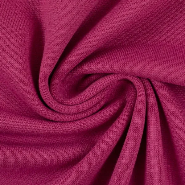 Bündchen Feinstrick Uni pink