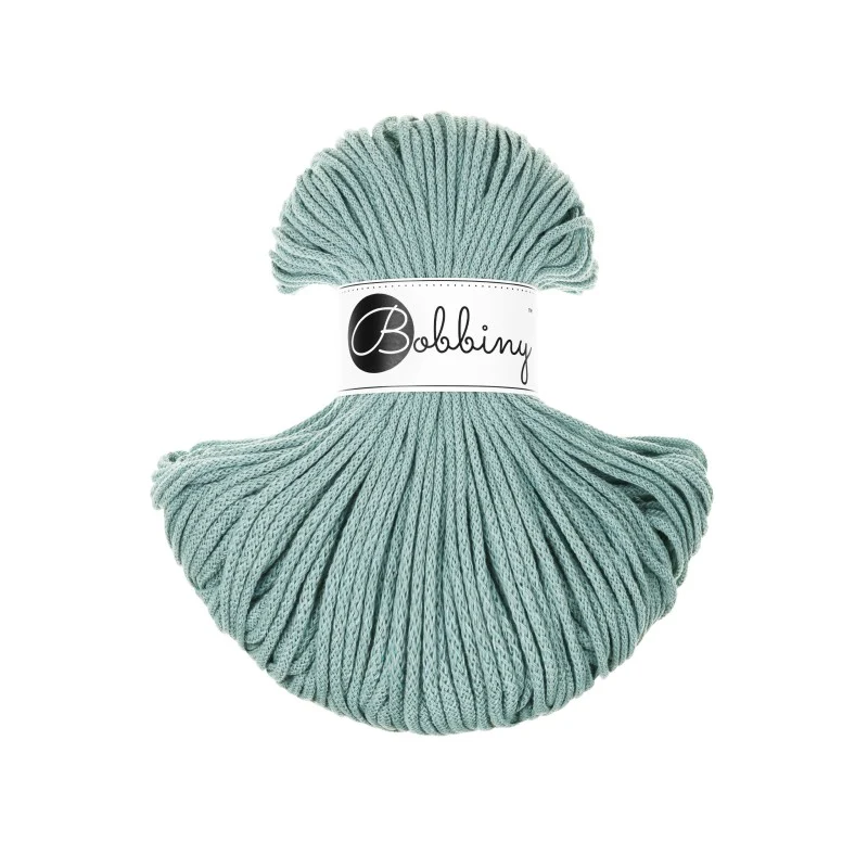 Bobbiny Flechtkordel, 3 mm, DUCK EGG BLUE